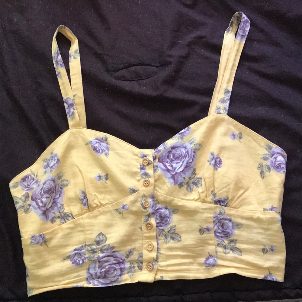 Floral Cropped Cami